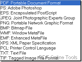 output format of Free Word to PDF Online Converter