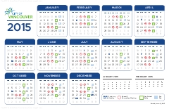 City of Vancouver 2014 Calendar