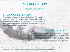 Steam vs dry carpet cleanig