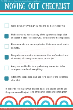 Moving out checklist