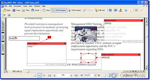add PDF comment