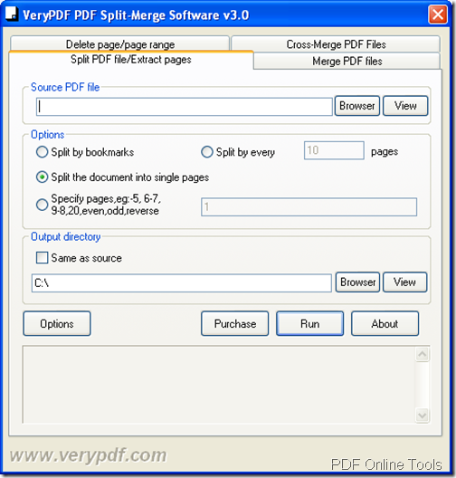 split PDF 