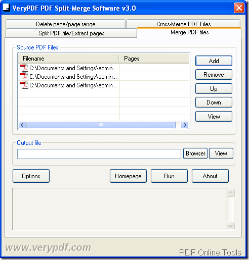 merge PDF