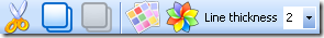 change color of screen shots