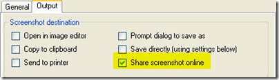 setting options