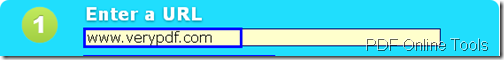 enter URL in the edit box